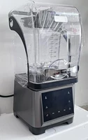 Mélangeur alimentaire insonorisé robuste de 1800ml avec écran tactile mélangeur de glace de jus mélangeur presse-agrumes 2200W puissance robot culinaire Smoothie de glace 6