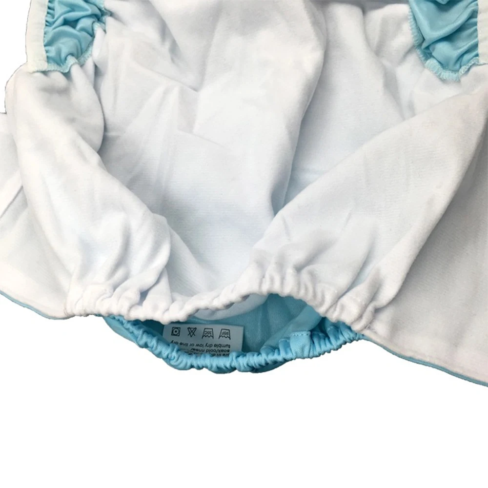 Adult Cloth Diaper 6 Sets for Teenager Reusable Incontinence Pants Working with Nappy Inserts