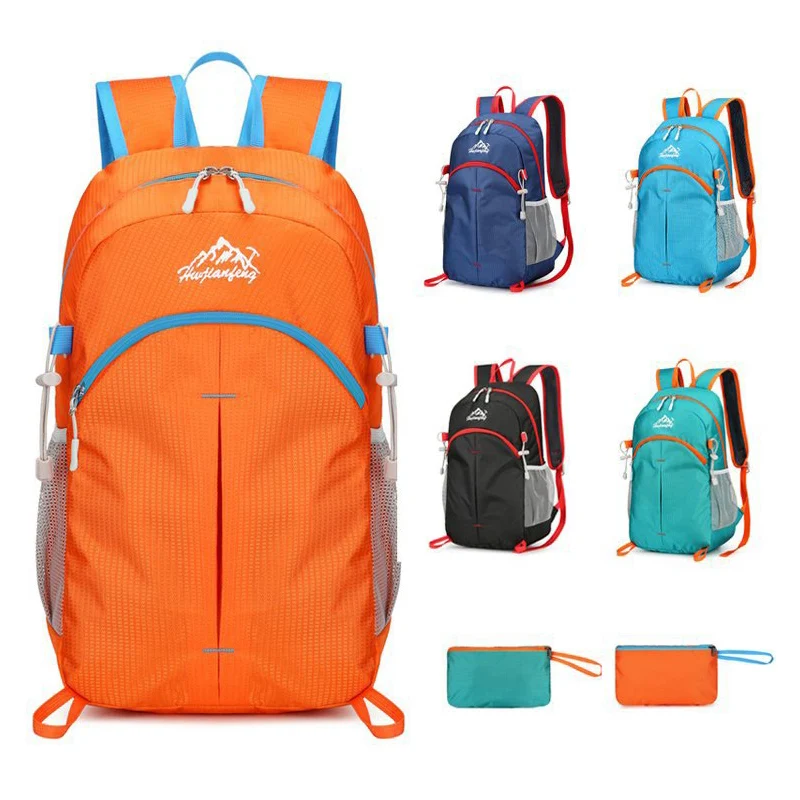 Portable Foldable Backpack Women and Men Outdoor Hiking Climbing Backpacks Lightweight Travel Bag Waterproof Cycling Backpack 2