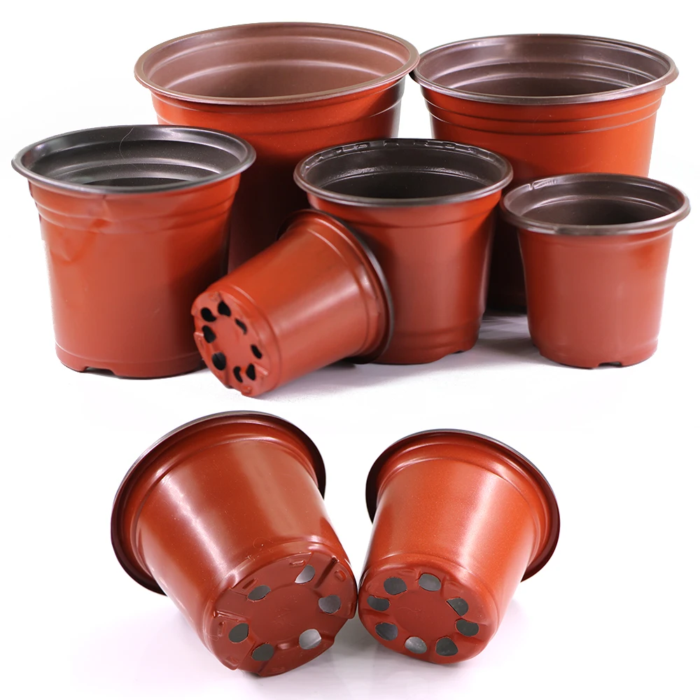 6SizesFlowerPottingContainerPlantPotFlowerpotGardenNursery