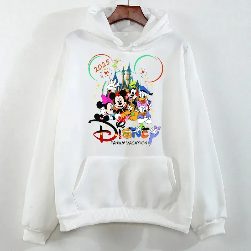 2025 Disney familia vacaciones sudaderas con capucha estampadas