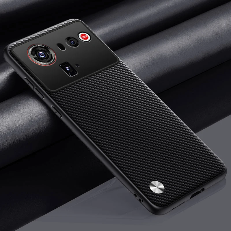 Nubia Z80 Ultra Carbon Fiber & PU Leather Protective Case