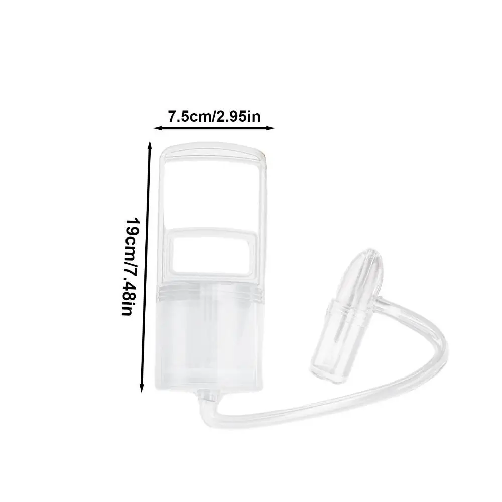 Congestion Relief Manual Toddlers Nasal Aspirator Removable Anti-backflow Mucus Cleaner Soft Silicone Nasal Irrigator Nasal Care