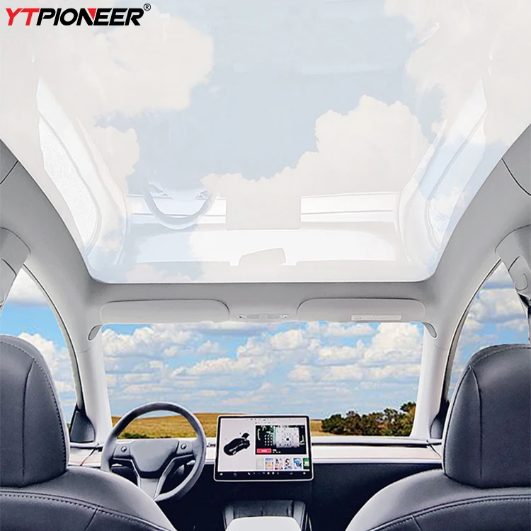 Car Accessories Power Panoramic Sunroof Retractable Roof Sunshade