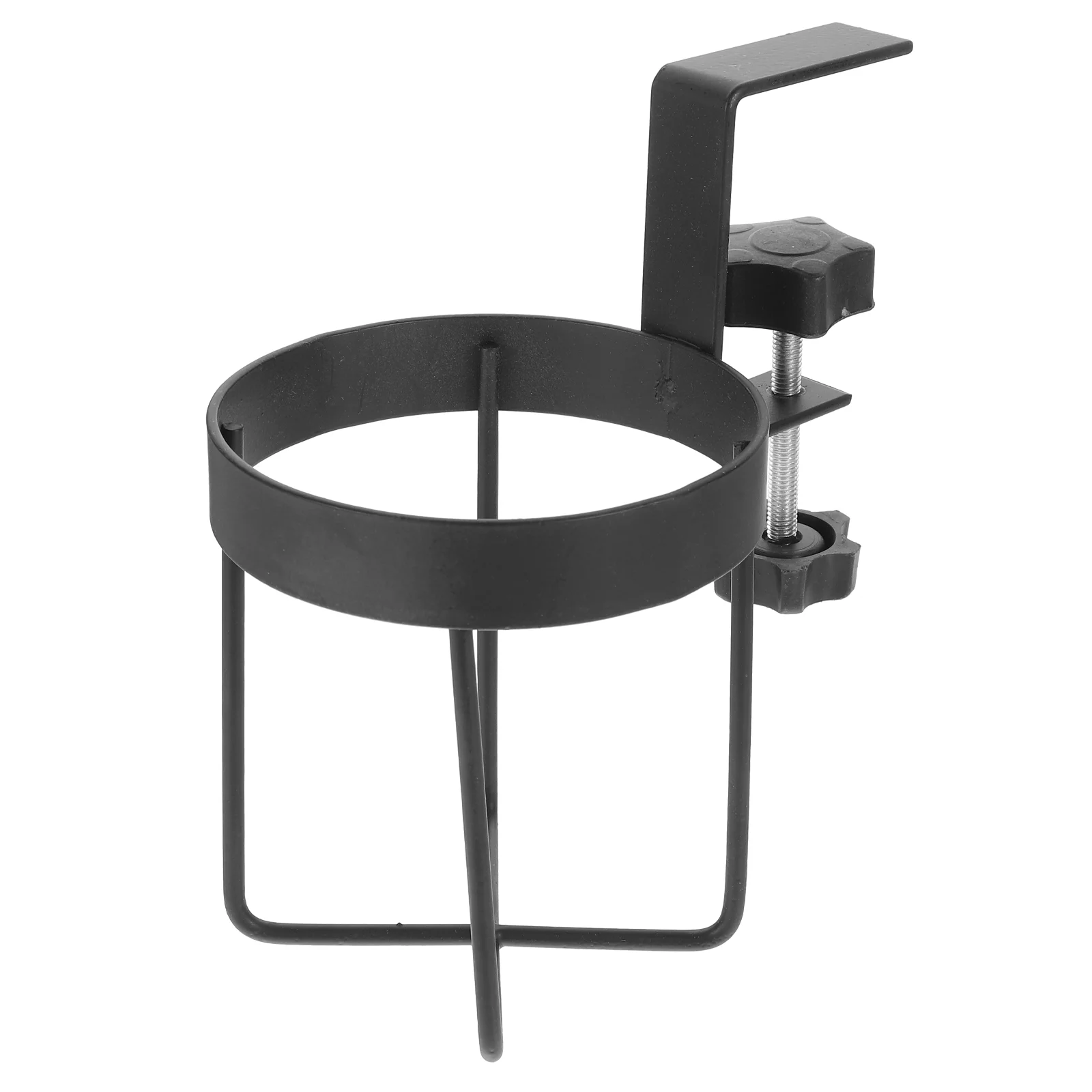 

Desk Storage Rack Water Glass Holder Cup Clip for Side Coffee Mug Table Edges Organizer Shelf