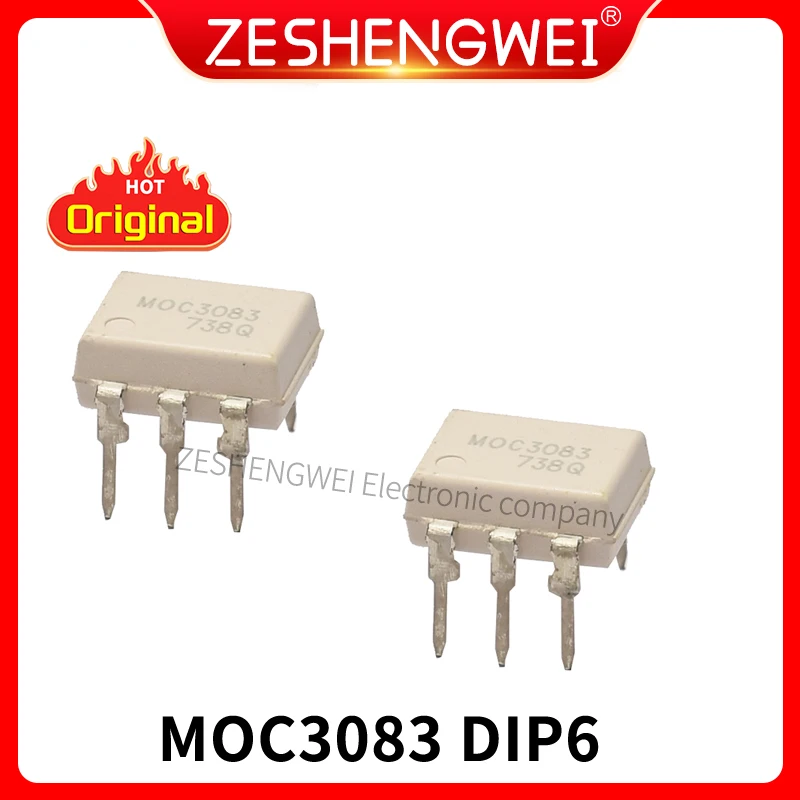 5 Pz Moc3083 M0C3083 El3083 Dip-6 Triac E Uscita Scr Optoaccoppiatori 800Vdrm Ift = 5Ma 6 Pin Optoaccoppiatore Nuovo Originale In Magazzino