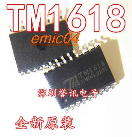 

10pieces Original Stock TM1618 SOP-18 LEDIC