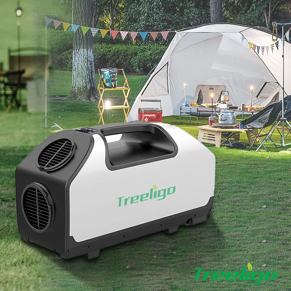 Treeligo Portable Tent Air Conditioner 12V 24V Outdoor Travel Mini