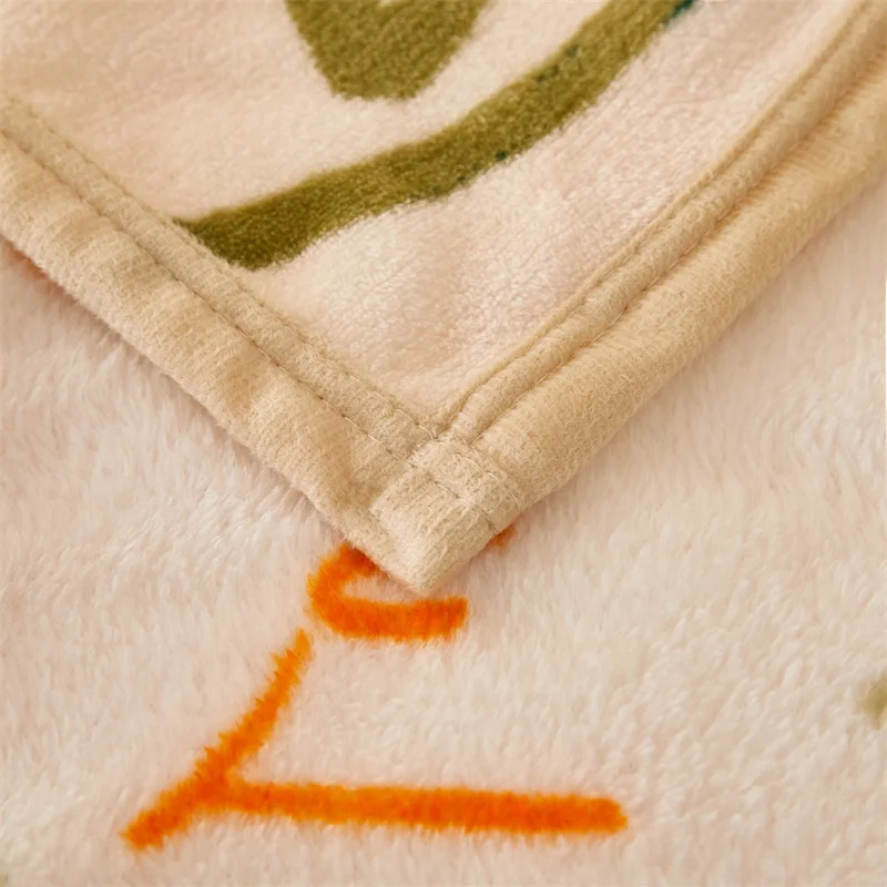 Flannel Blanket Reinforced Thickness Two-sided Multifunction Warm Lid
