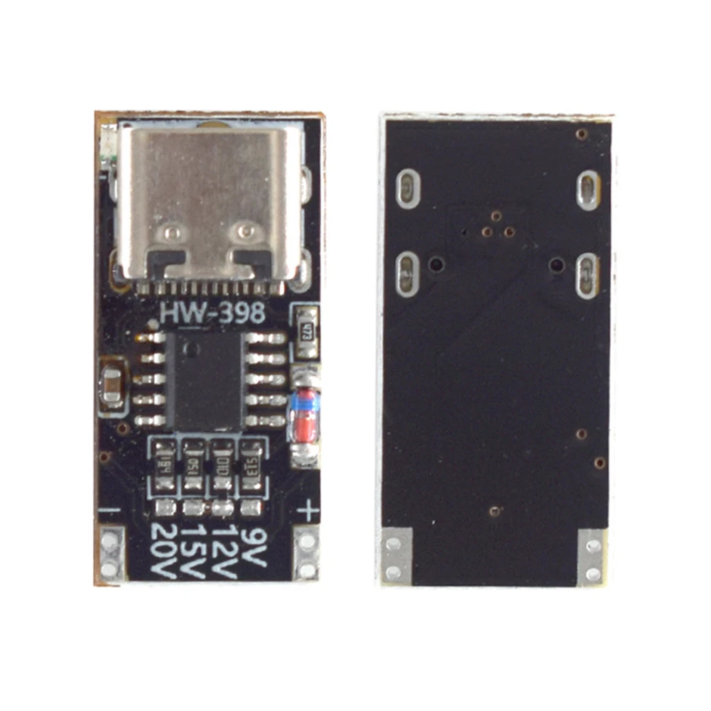 1-6PCS PD/QC/AFC Type-C Decoy Board USB Boost Module 9V 12V 15V 20V Charging Voltage Protocol Trigger Board PPS/QC4+ QC3.0/2.0