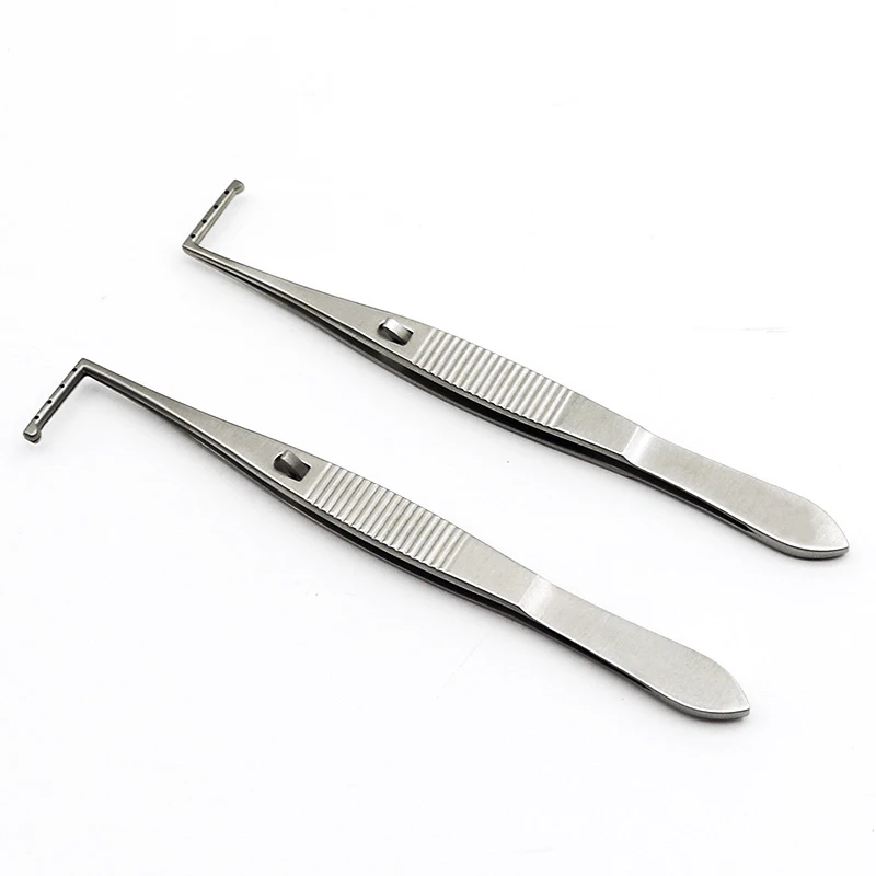 Stainless Steel Strabismus Forceps Microcosmetic Left and Right Locking Surgical Instruments