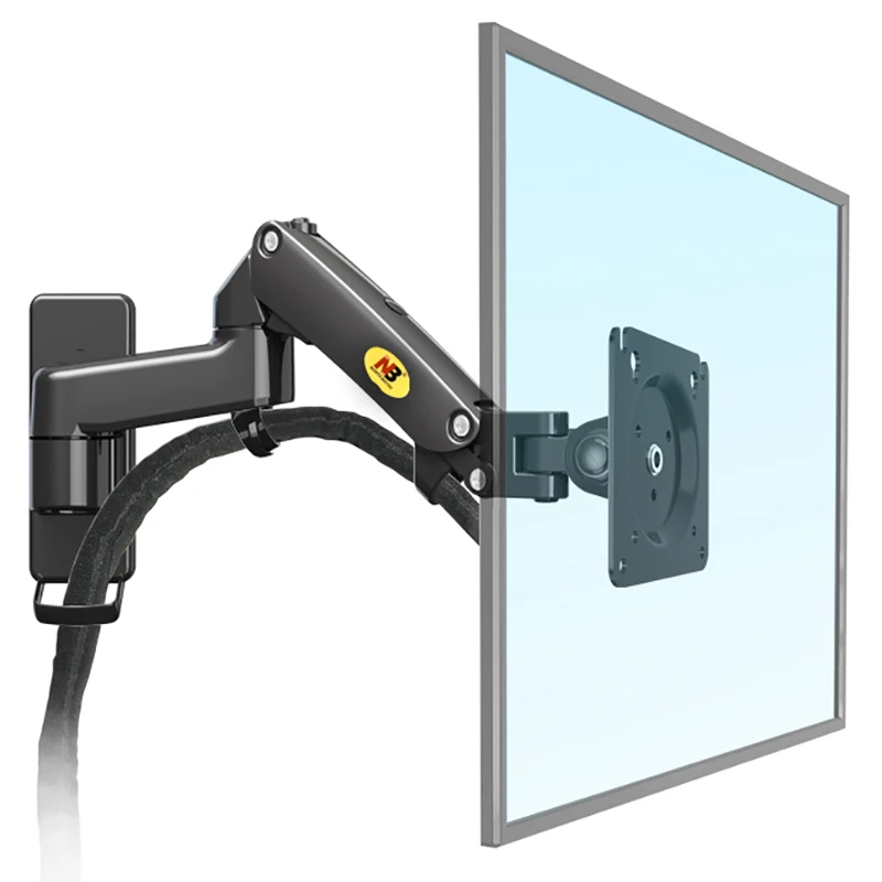 North Bayou NB F150 Gas Spring 17-35 inch LED TV Wall Mount Monitor Holder Ergonomic Mount Arm Max. VESA 100*100mm Load 3-12kgs tv wall mount bracket monitor holder stand monitor holder mount tv wall mount