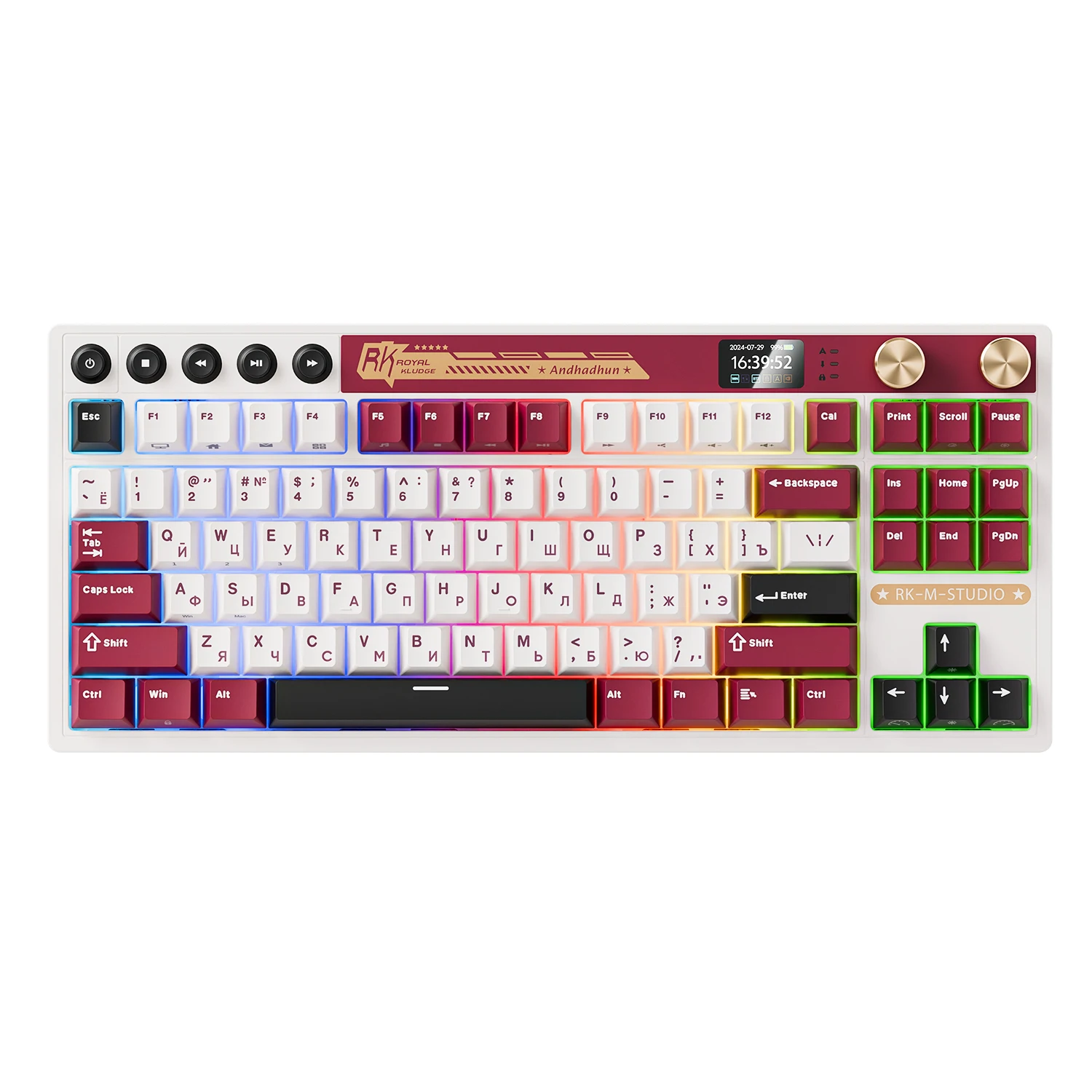 RK  KLUDGE M87 ワイヤレスゲーミングキーボード Amazon.co.jp: 【Amazon.co.jp限定】RK ROYAL KLUDGE M87