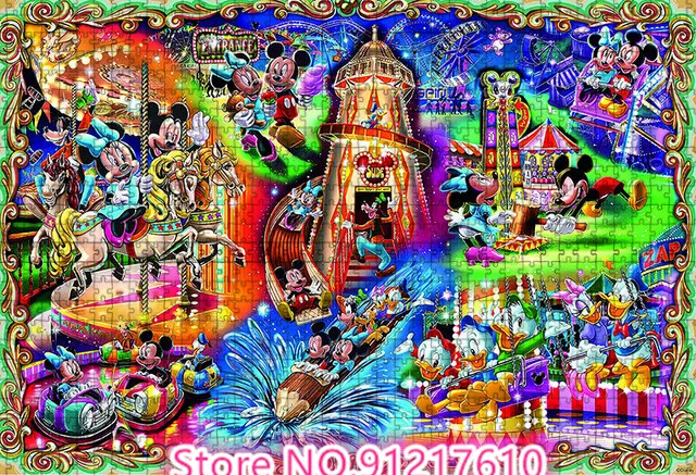 Mickey and Minnie In Mexico 1000 Piece Jigsaw Puzzle Disney Cartoon  Characters Tigger and Donald Duck Puzzle Hobbies and Toys - AliExpress