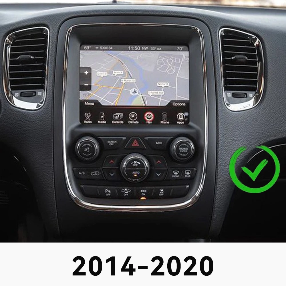 13inch Android Screen Radio 2din For Dodge Durango 2011-2020 Tesla GPS Carplay C