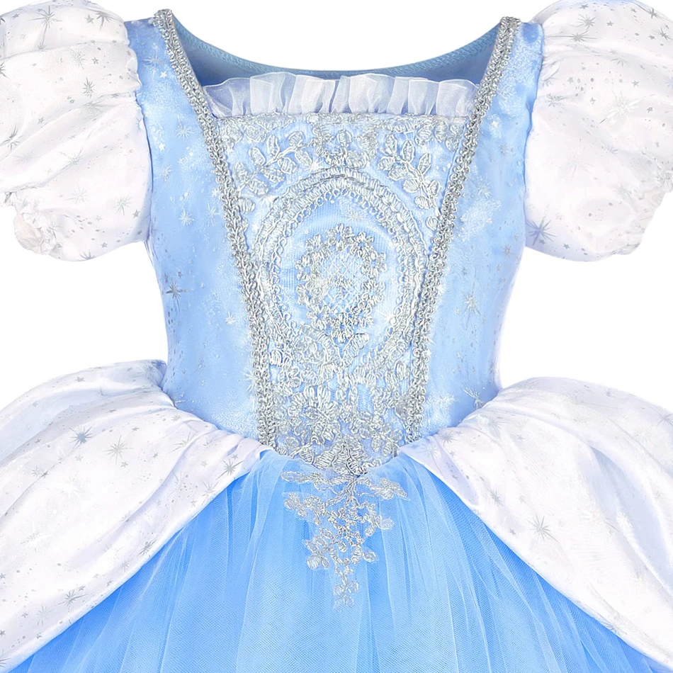 Cinderella Dress for Halloween Christmas Luxury Lace Ball Gown Party Girls  Cosplay Princess Costume Kids Clothes Birthday 2-11Y - AliExpress, image size:950x950