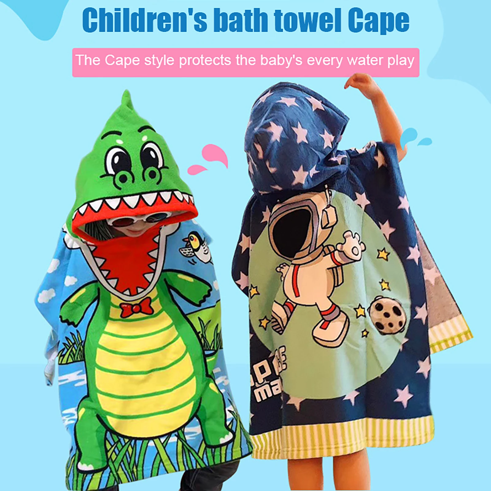 Water Absorb Quick Dry Hooded Bath Towels Fashion Adult Microfiber Wetsuit Changing Robe Poncho Swim Beach Surf Diving Swimming swim robe poncho