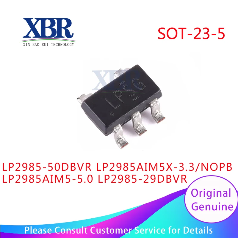 

5Pcs LP2985-50DBVR LP2985AIM5X-3.3NOPB LP2985AIM5-5.0NOPB LP2985AIM5-4.5NOPB LP2985AIM5-5.0 LP2985AIM5-3.3 SOT-23-5