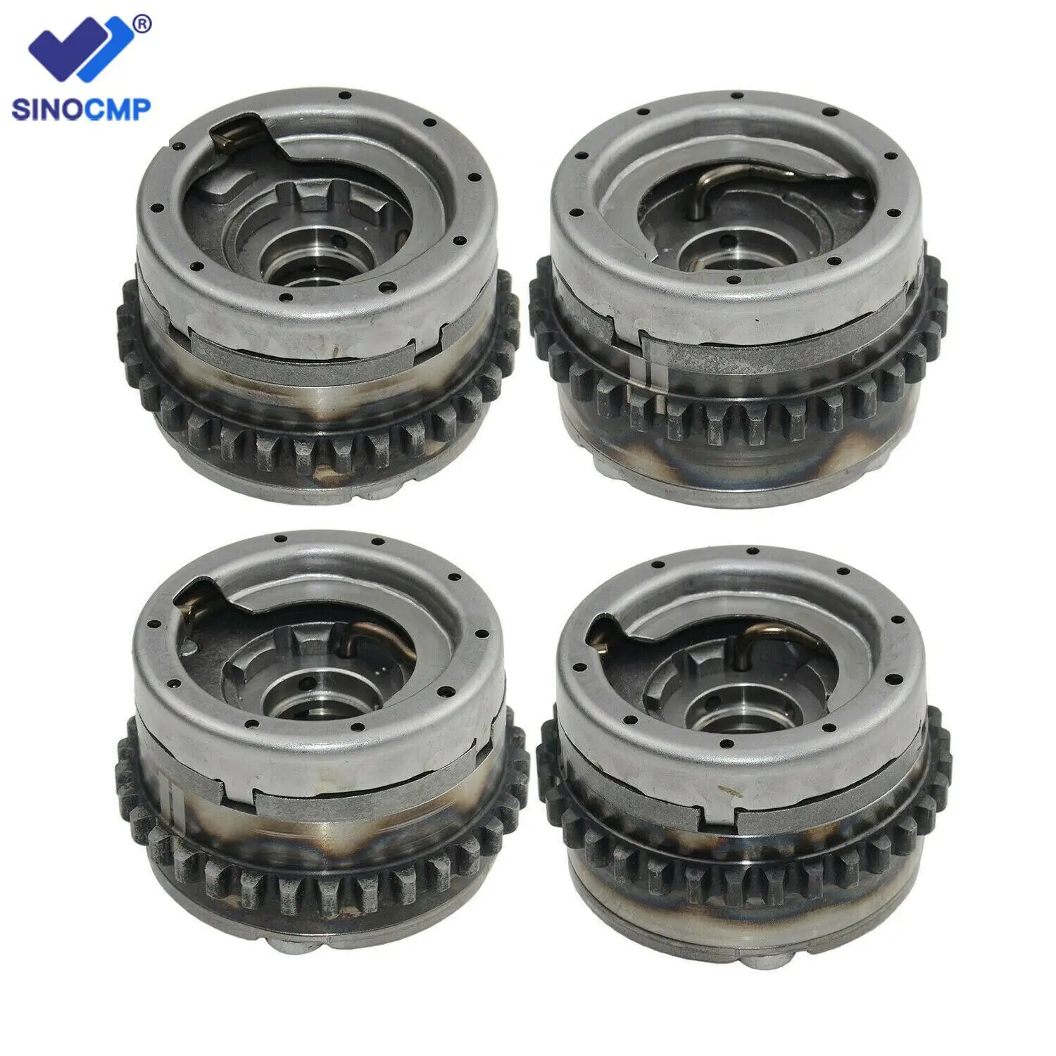 4pcsLeftRightCamshaftAdjustersIntakeExhaustforMercedesBenz