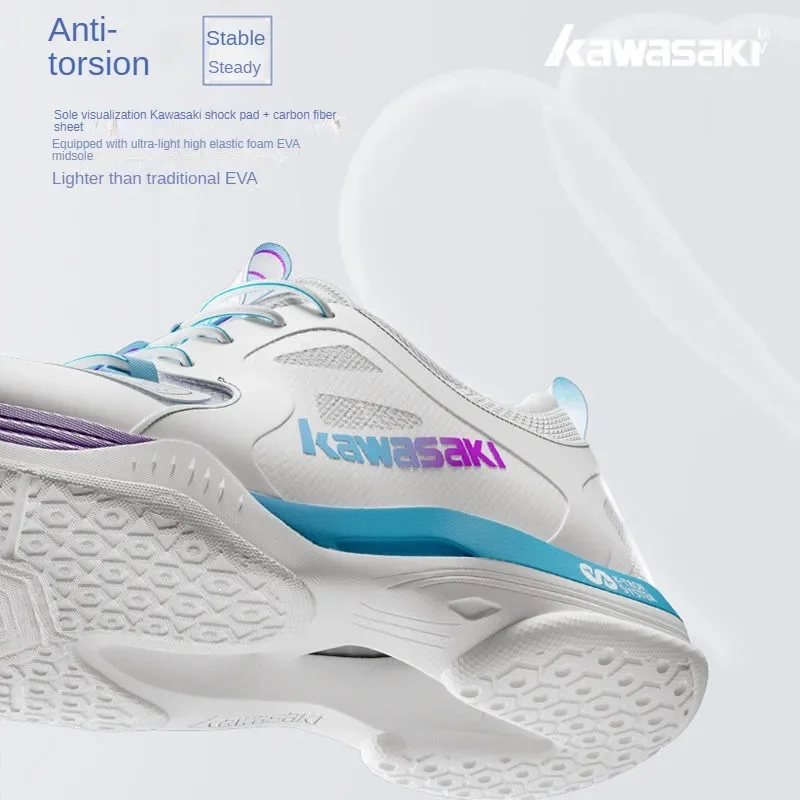 Description Picture 5 of itemKawasaki Professional Badminton Shoes B3405 Men and Women New Breathable Twist-Resistant Genuine Goods Lightweight Sneaker