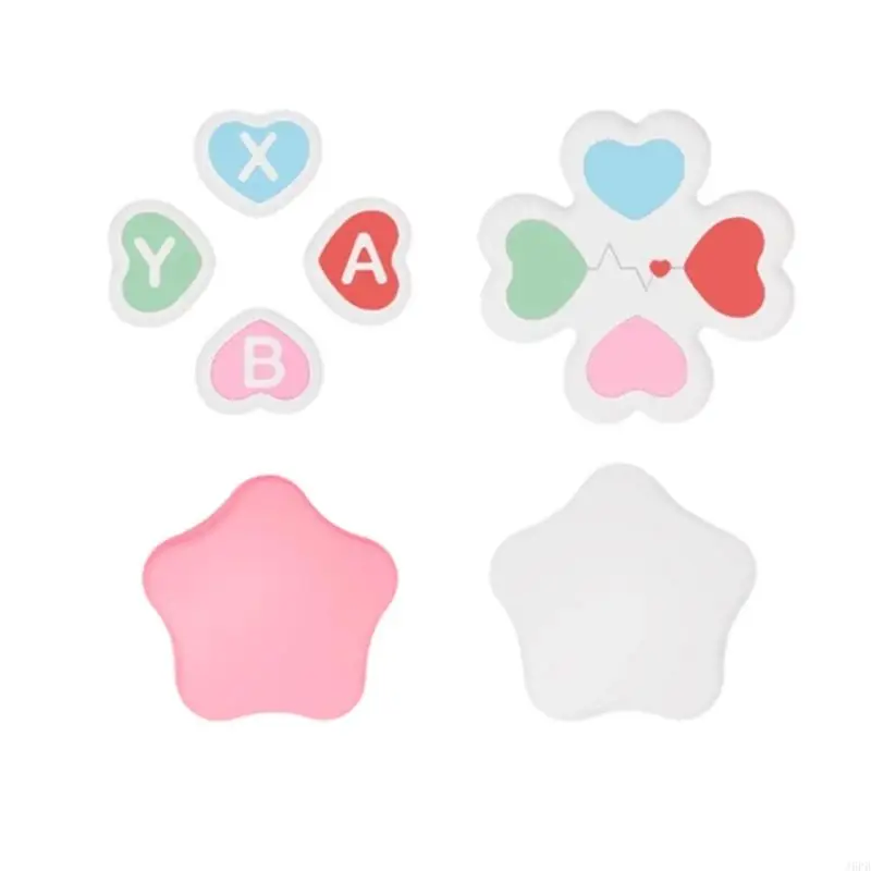 NSW2용 ??실리콘 컨트롤러 버튼 캡 조이스틱 커버 가드 향상된 핸들링