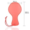 17cm Ellipse Mini Paddle Riding Crops Flogger Horsewhips Spikes Leather 9.5cm Wide Spanking Paddle Slapper 3
