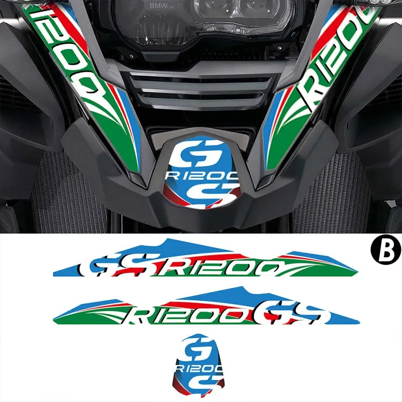 Stickers For BMW R1200GS R1200 1200 ADV GS Front Beak Extension Cove Windshield Screen Windscreen Decals Adventure GSA