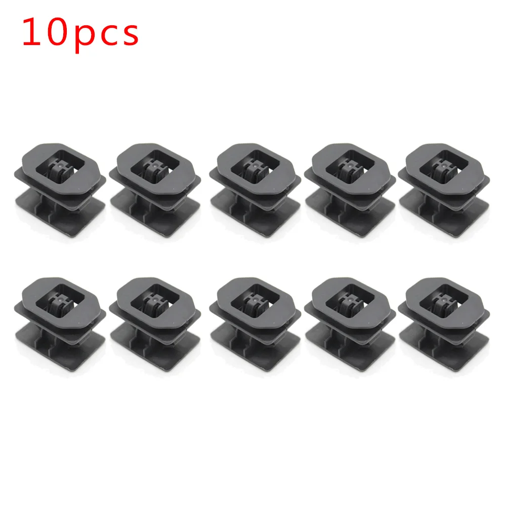 Новинка 10 шт. клипсы для формовки качающейся панели автомобиля черный нейлон