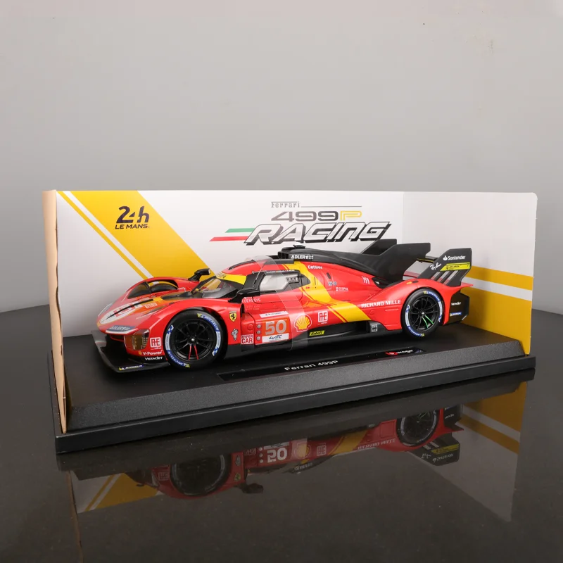 ブラーゴ 1/18 フェラーリ 499P #50 WEC カタール 2024 Bburago 1:18 Ferrari 499P #50 6位 WEC カタール 2024 Molina