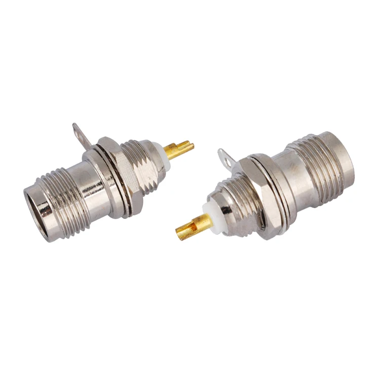 TNC Panel Mount Female RF Coaxial Connectors for Electronic Components