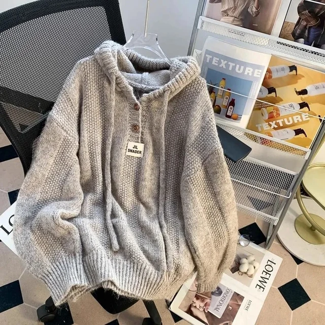 Women's Knitting Pullover Sweater 2024 Autumn/Winter Temperament Femme Bottoming Tops Fashion Thickening Loose Ladies Jumper 2