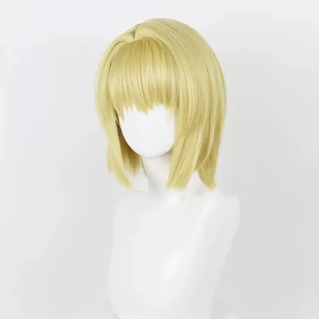 ハンターハンターHxh kurapika urtaコスプレウィッグ、ショート 