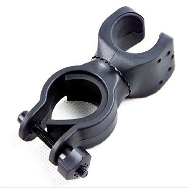 Bike LED Flashlight Mount Bracket 360 Degree Rotation Bicycle Front Light Stand Clip Flash Torch Holder Bicycle Accessories bicycle flashlight holder light stand accessories