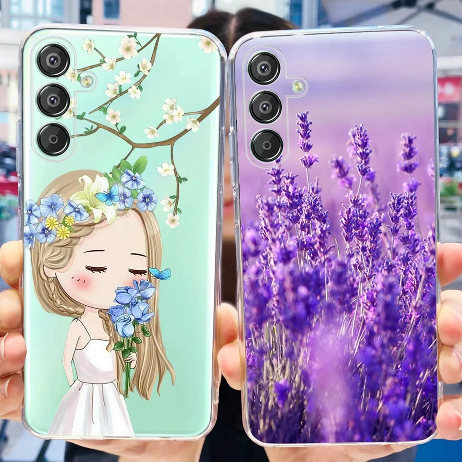 New Fashion Painted Clear Silicone Soft TPU Phone Case Bumper
