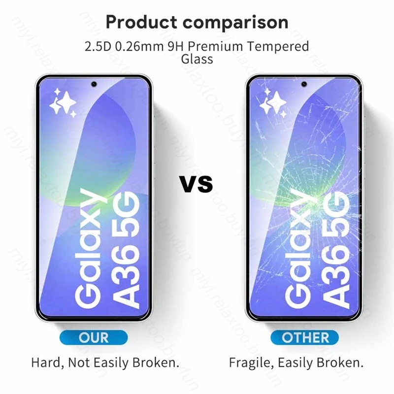 4-in-1 Protective Case with Camera Lens and Screen Protector