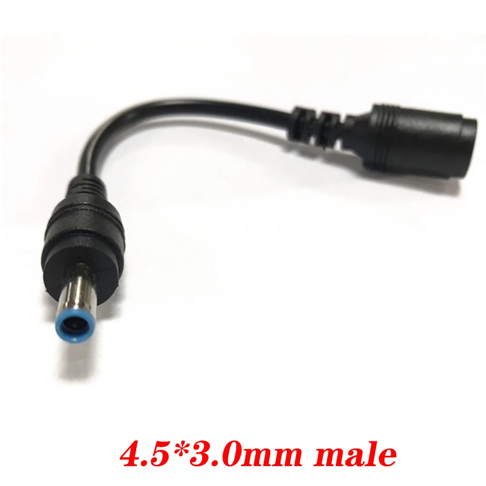 Description Picture 6 of item1-5pcs 7.4*5.0 to 4.5*3.0mm DC power charger converter an excellent alternative DC adapter connector cable for HP Iconic Brand Blue Tips