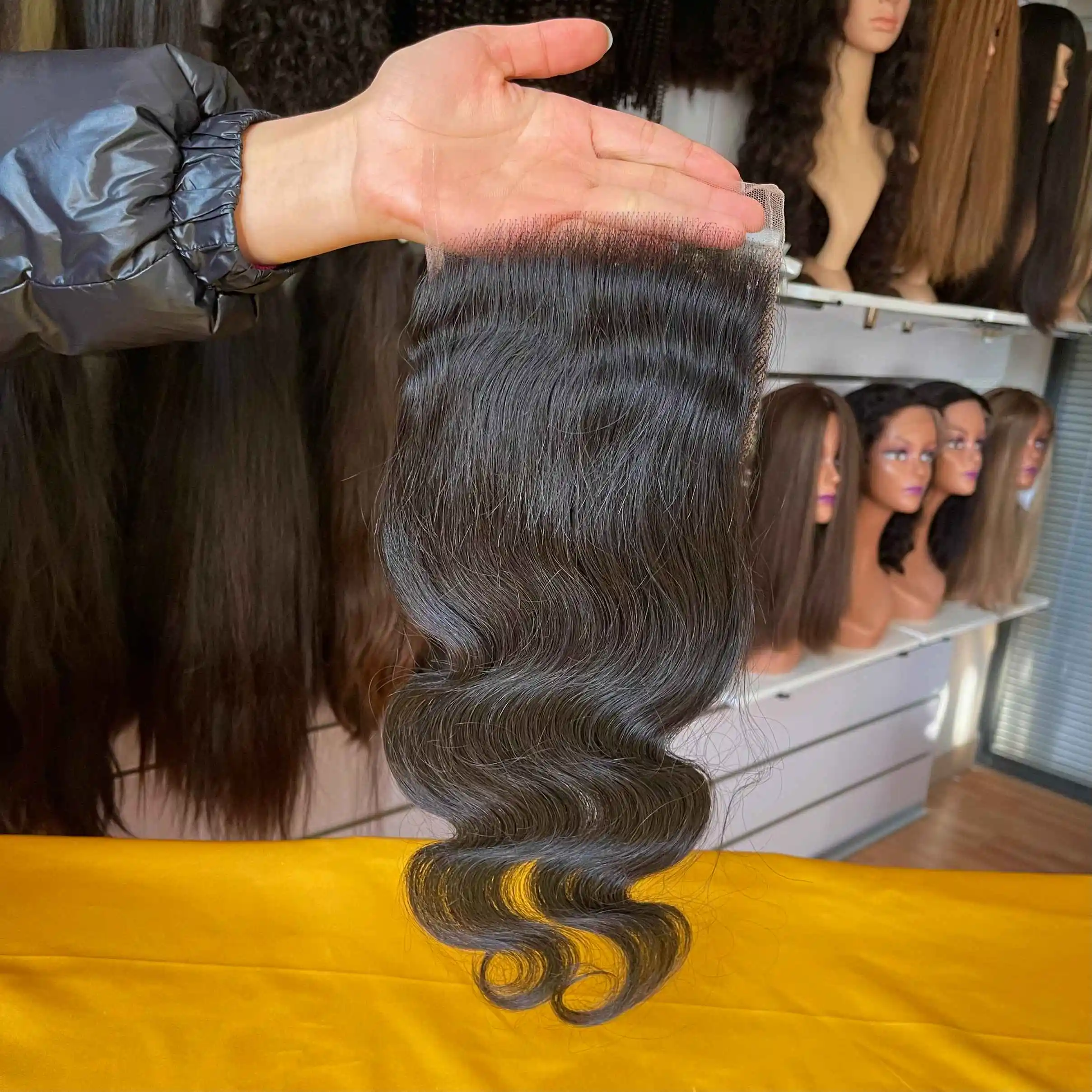 Body Wave 5x5 HD Lace Closure Invisible Pre Plucked Free Part Brazilian 100% Human Hair Queen Weave Beauty