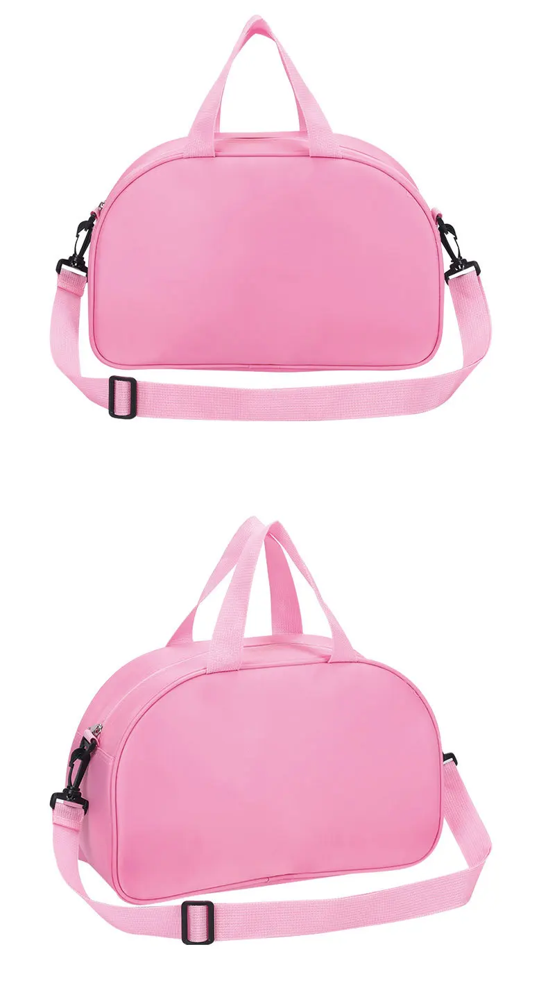 Bedruckbarer, aber nicht bestickter, anpassbarer Nylon-Tanzrucksack für Mädchen mit verstellbaren Trägern und Taschen mit Reißverschluss. Perfekt – Detail 8