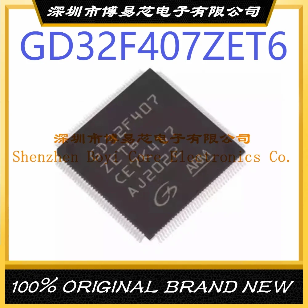 GD32F407ZET6 package LQFP-144 new original genuine microcontroller IC chip microcontroller (MCU/MPU/SOC) stm32l433 stm32l475 stm32l433cct6 stm32l433rct6 stm32l443rct6 stm32l475rgt6 stm32l stm32 stm ic mcu chip lqfp 64