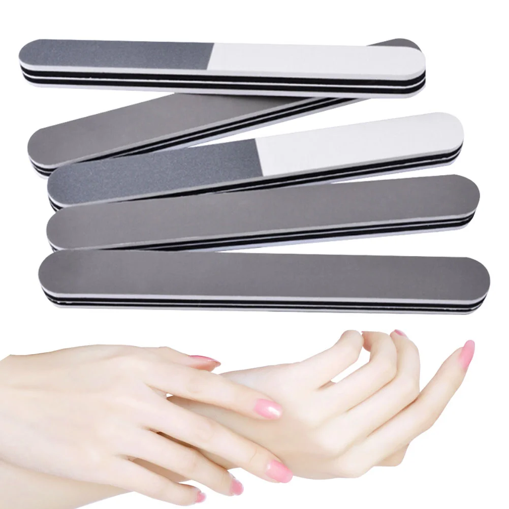 

5 Pcs Nail Sanding File Buffer Files Professional Block Double Sided Double-sided Buffers