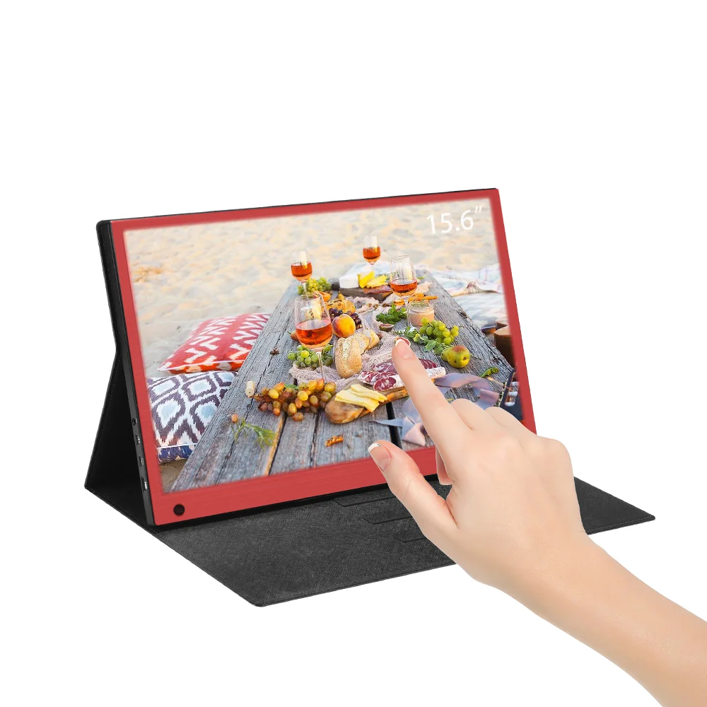 

Portable Monitor 15.6 Inch Full HD Computer Display USB C Dual Monitor with Speaker Gaming Monitor for PS3 PS4 Xbox Nintendo