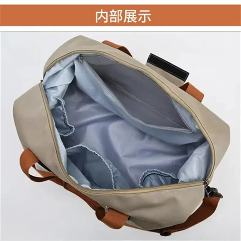 Fashion Gym Fitness Bags For Women Large Capacity Men's Sports bag Waterproof Weekend Voyage Female Messenger Bag Dry And Wet 4