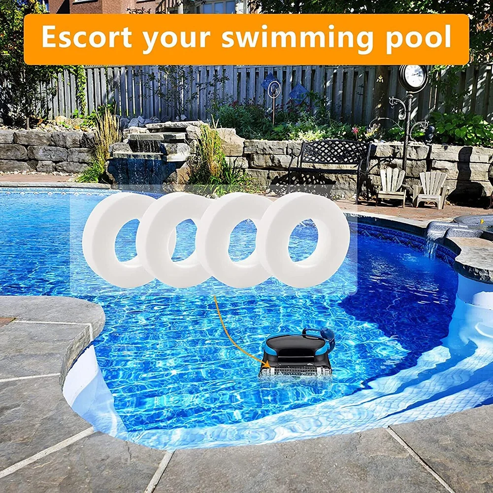 

4 шт., кольца для альпинизма Maytronics, для дельфинов, роботизированных очистителей бассейна M200/M400/M500, Сменные аксессуары