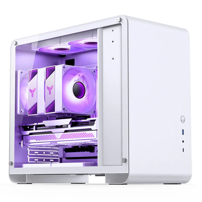 JONSBO U4 Mini White MATX Case Supports MATX Motherboard 360 Cold Ranking Transparent Glass 330-420mm Graphics Card PC Case