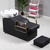 Salon Shampoo Bed Ceramic Basin Hair Salon Reclining Flushing Comfortable Barber Shop Dedicated 1