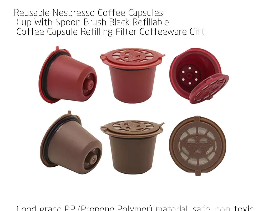 4PCS Coffee Filter 20ml Reusable 