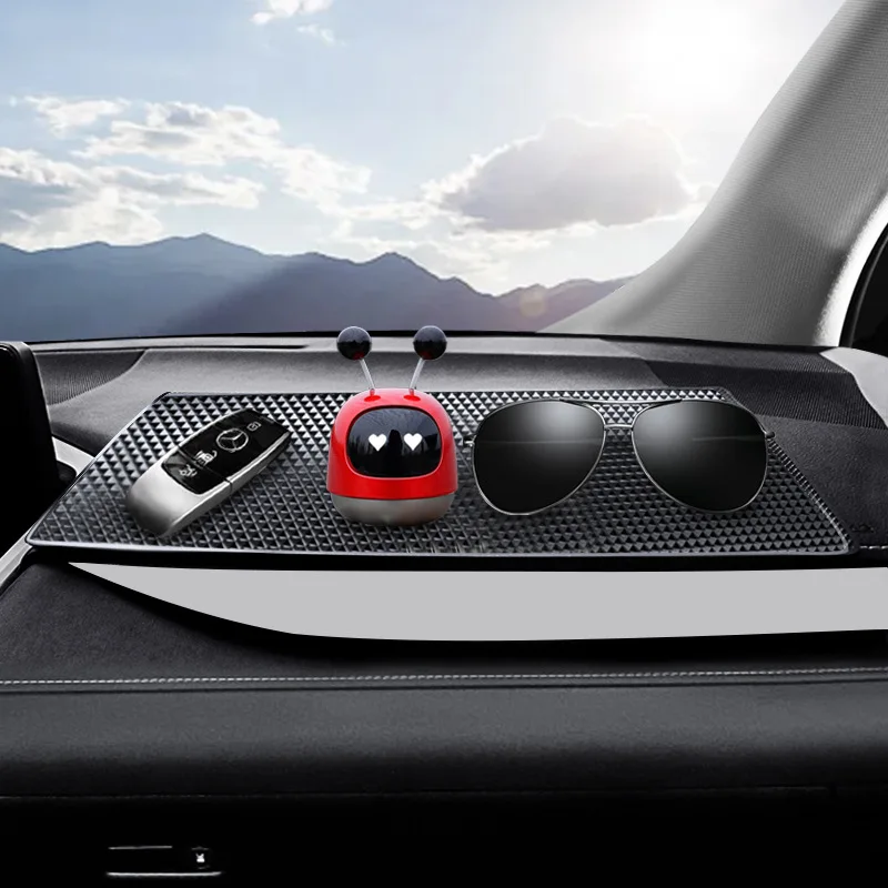 Car Dashboard Anti-Slip Rubber Pad Universal Non-Slip Car Magic Dashboard Sticky Adhesive Mat for Phones Sunglasses Keys car non slip mat non slip mat car dashboard mat non slip dash mat