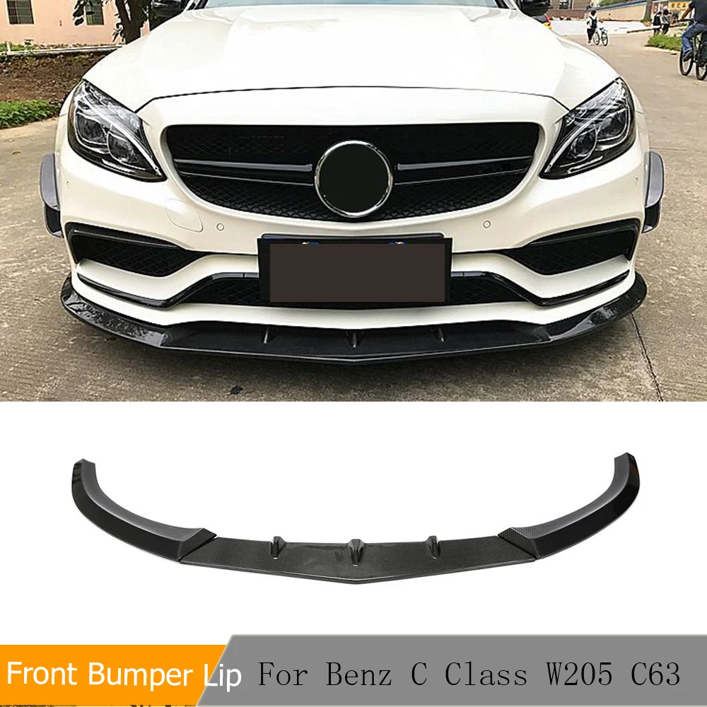 

3 шт., щитки для переднего бампера Mercedes-Benz C Class W205 C63 AMG 2015 - 2018