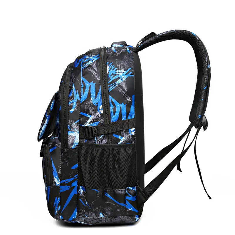 middle school bag for a boy cool camouflage backpack with many pockets waterproof large capacity School backpacks for teenagers 6