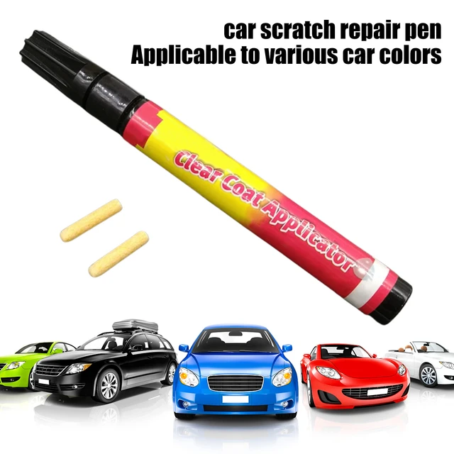 Car Touch-Up Pen Scratch Repair Agent Silver Gray Car Auto Paint Pen Coat  Scratch Clear Repair Remover Applicator Non-Toxic Durable Tool New 